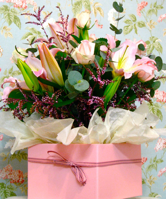 Sweet Rachel Pastel Floral Design in a gift box Sweet Rachel Pastel Floral Design in a gift box